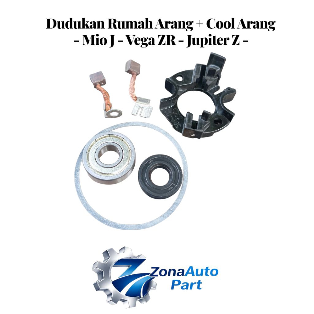 Dudukan Rumah cool arang Stater set rumah areng dinamo stater Mio J Vega ZR Jupiter Z set