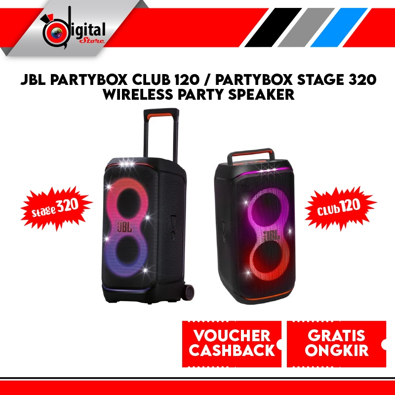 JBL  PartyBox Club 120 / PartyBox Stage 320 Wireless Party Speaker