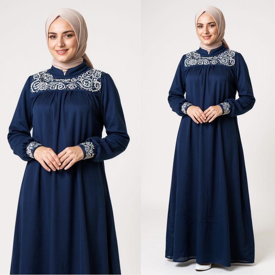 Gamis Kondangan Ibu Ibu Pkk Pakaian Gmis Cewe Terbaru Lebaran 2026 Gamis Gaun Perempuan Bj Gamies El