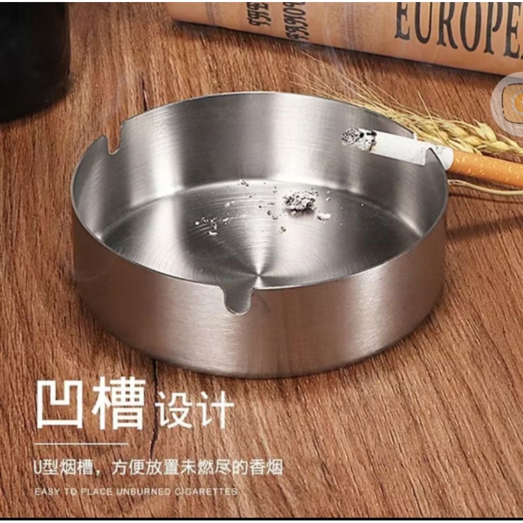 Asbak Stainless Estetik Ashtray