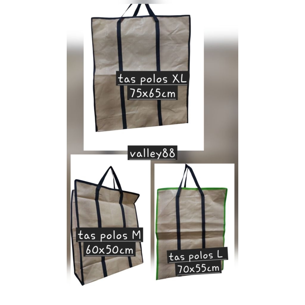 Tas Laundry/tas belanja plastik karung/tas karung polos/Tas Jumbo