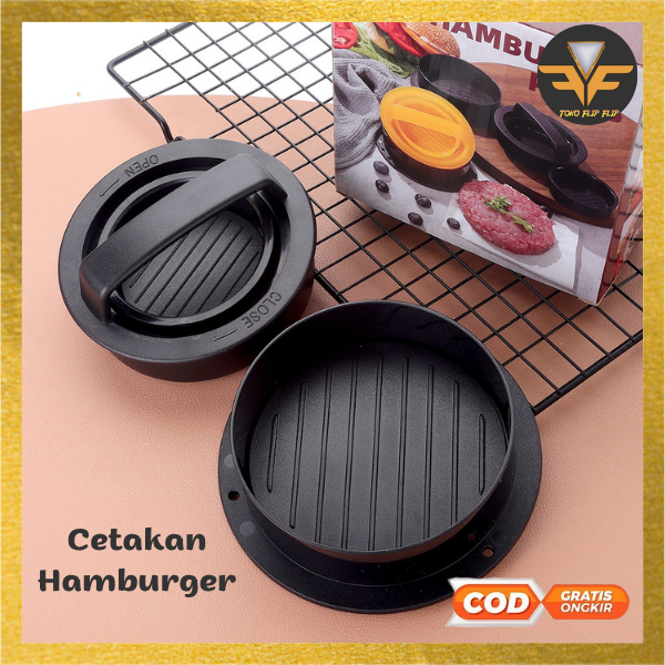 FF Alat Cetak Daging Hamburger / Patty Maker / Cetakan Press Pembuat Daging Hamburger Anti Lengket