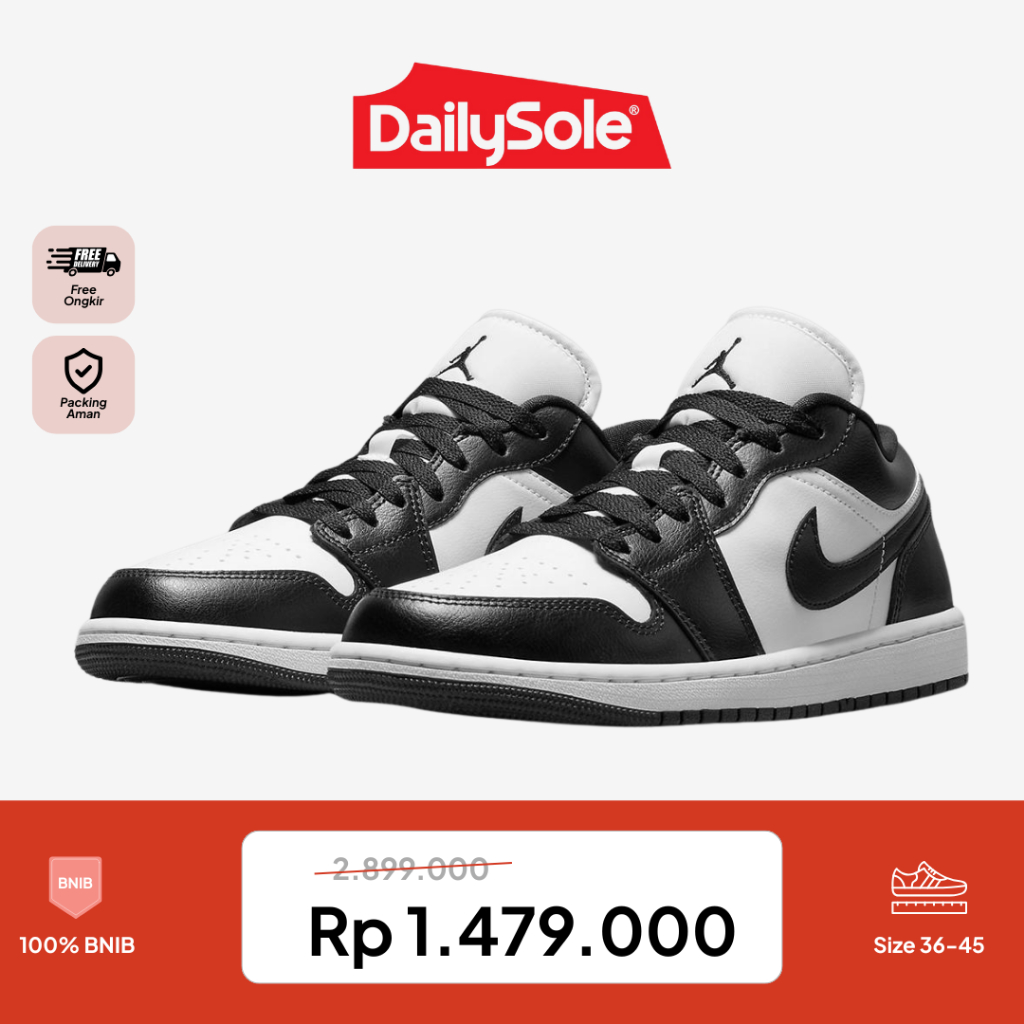 Sneakers Air Jordan 1 Low Panda Black White