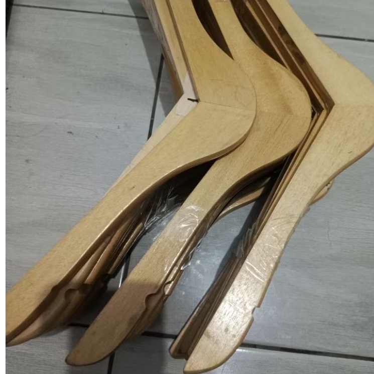 Hanger kayu Grosir isi 100pcs