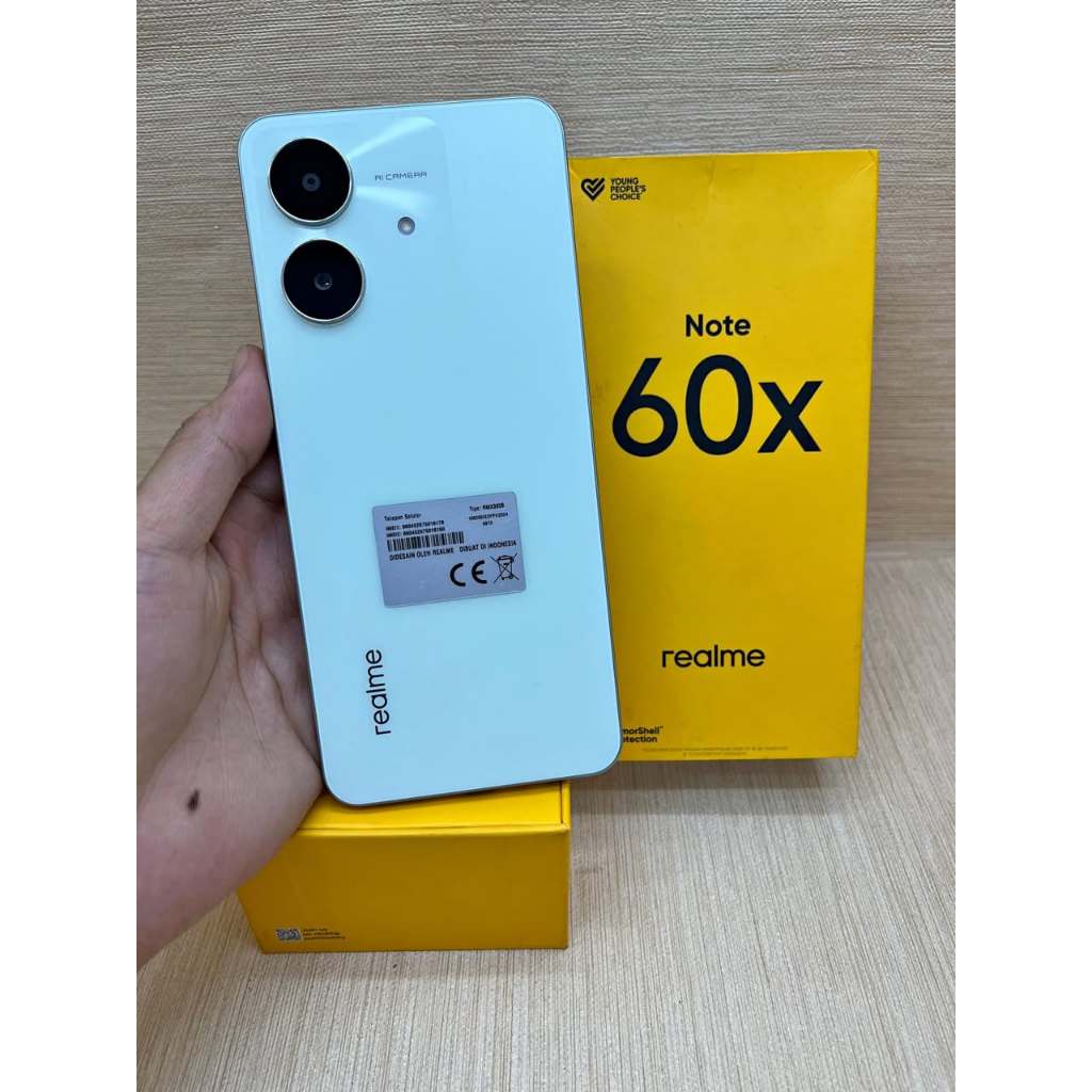 HP Realme Note 60x 4/128 Second Bekas Fullset