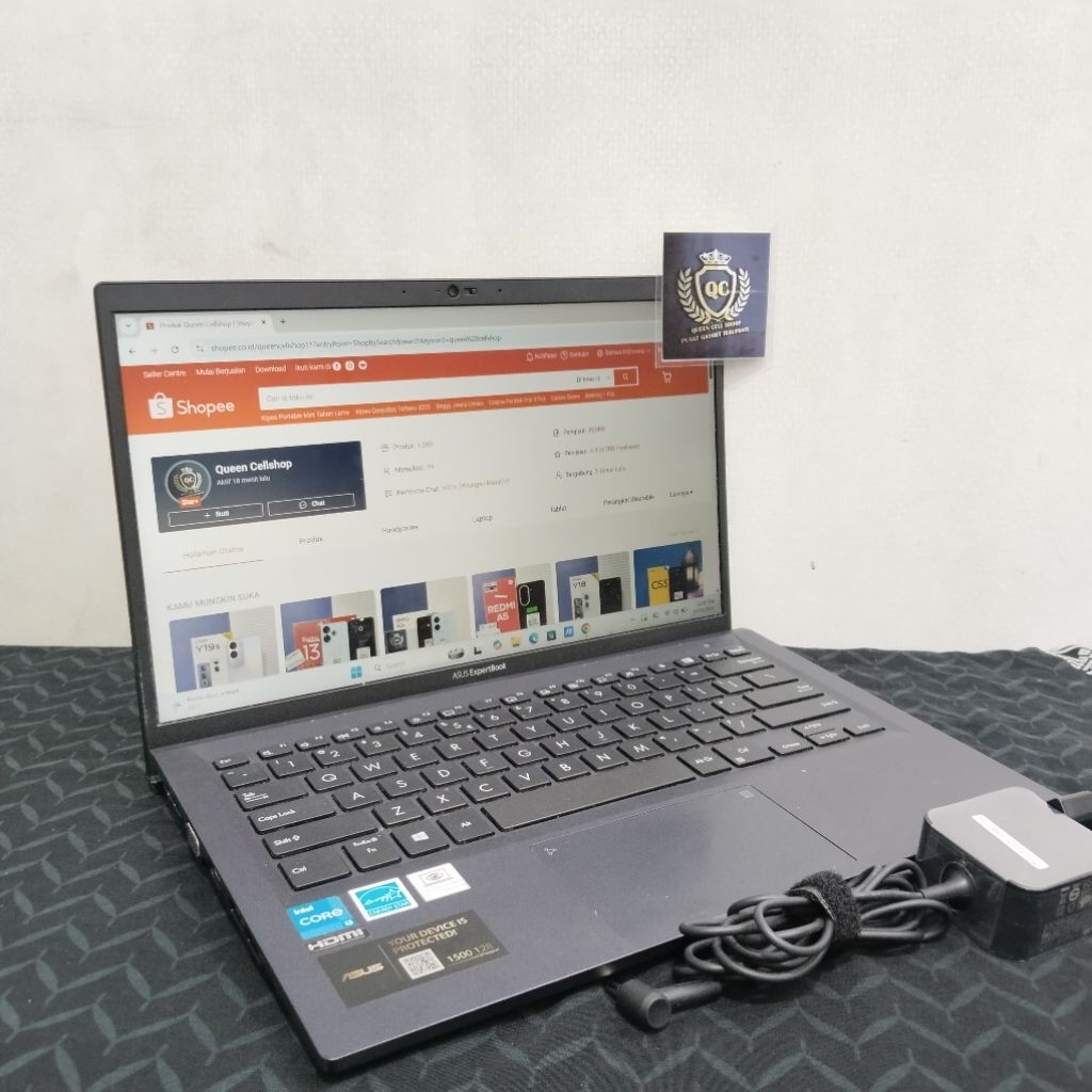 LAPTOP  ASUS EXPERTBOOK B1400CEAEY-B1400CEAE CORE i3 1115G4 4GB SSD 256GB 14INCH SECOND BERGARANSI