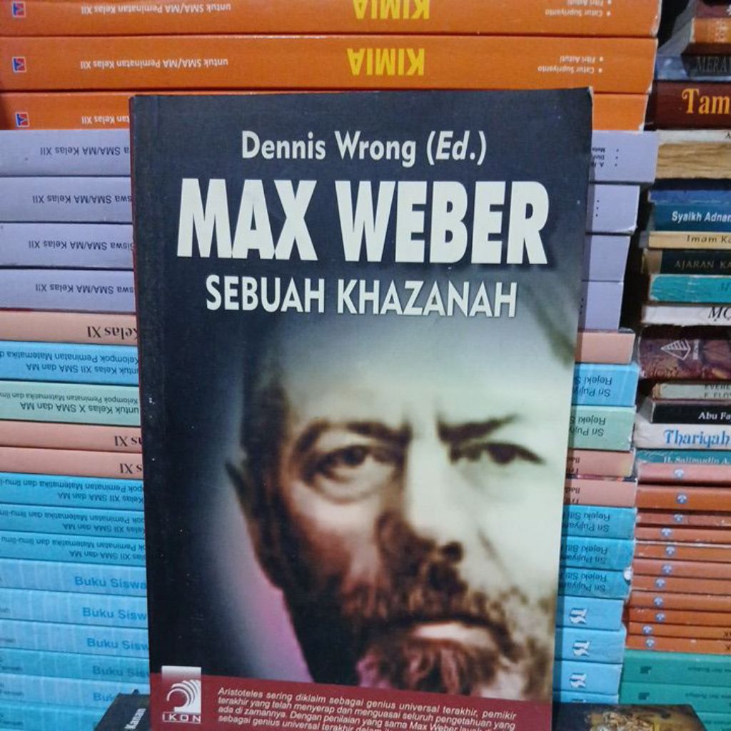 Max Weber sebuah Khazanah buku bekas