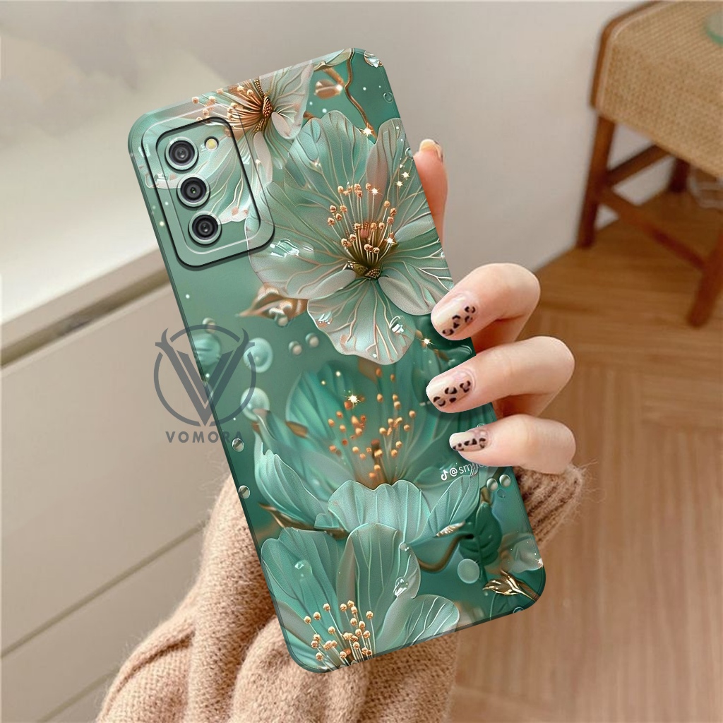 Case SAMSUNG GALAXY A02S/A03S - VOMORA Case Bunga - Softcase SAMSUNG GALAXY A02S/A03S - Casing SAMSU