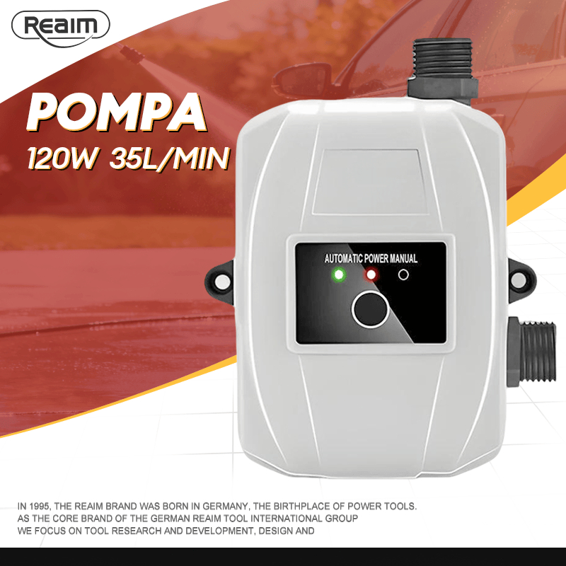 Reaim Pompa Pendorong  DC 180W Pompa Pendorong Pancuran Wastafel Dapur Rumah