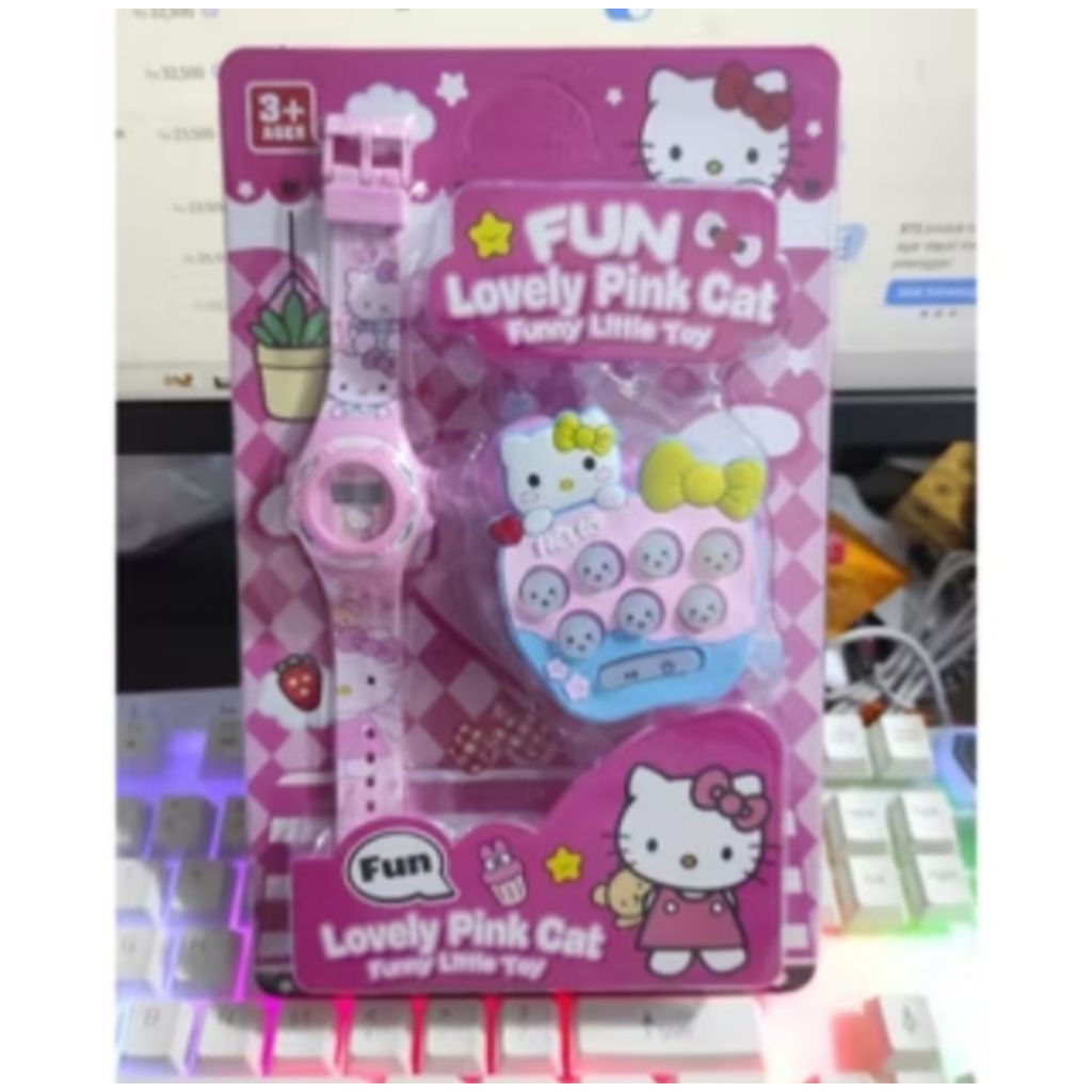 jam tangan anak pop it tambah mainan, karakter