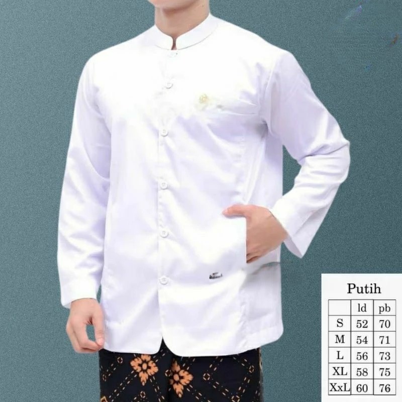 BAJU KOKO PRIA LENGAN PANJANG JASCO EXCLUSIVE KOKO HAIBAH AMMU ORIGINAL PREMIUM SEMI JAS KOKO TROMPA
