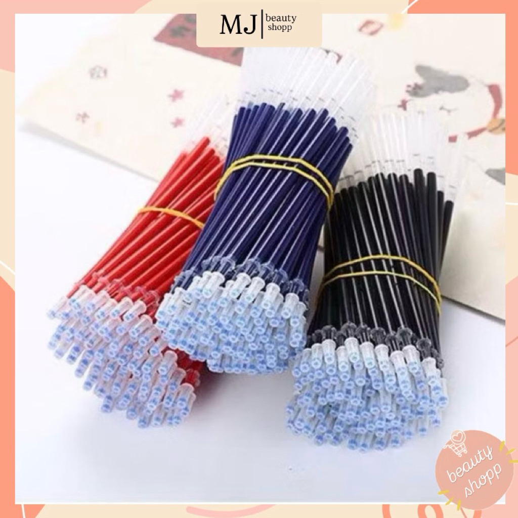 Refill Pulpen Gel Cair / Isi Ulang Pulpen Gel / Tinta Pena Cair Biru Hitam Merah