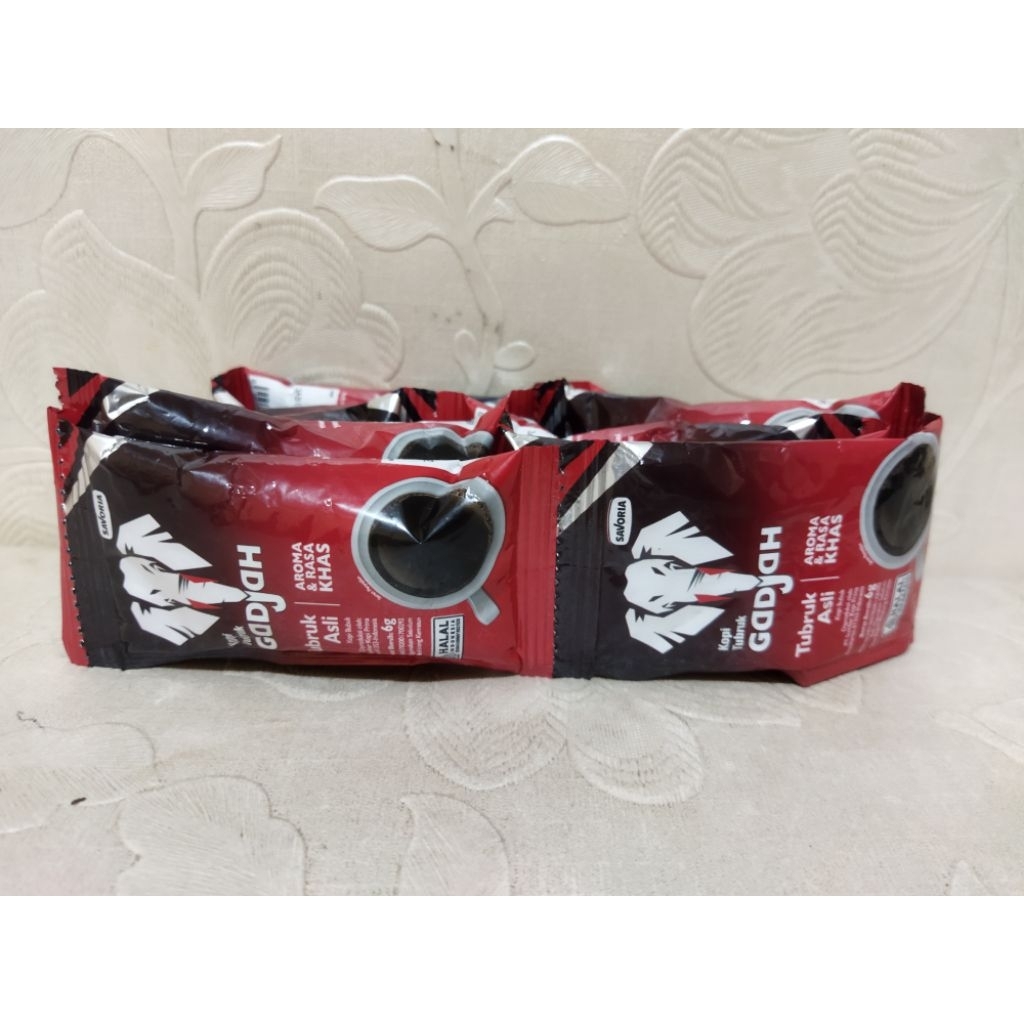 KOPI TUBRUK GADJAH MURNI RENCENG ISI 10 PCS / KOPI GADJAH MURNI / KOPI TUBRUK GADJAH / KOPI GADJAH T