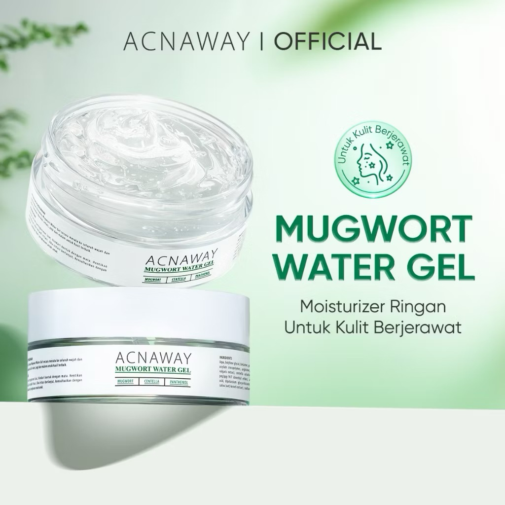 ACNAWAY Mugwort Water Gel Moisturizer / Acnaway mugwort moisturizer / Acnaway moisturizer