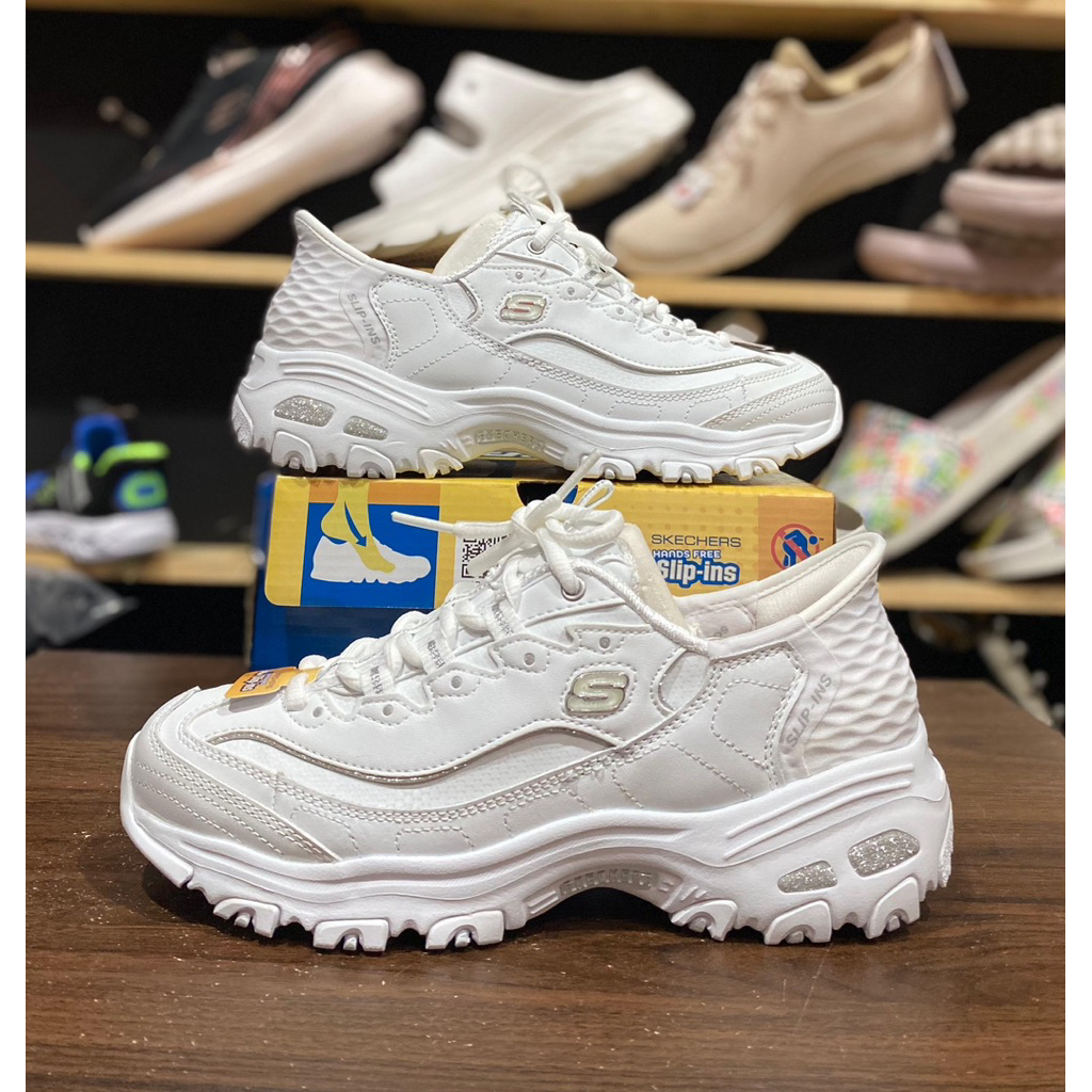 Skechers D LITES-NEW SCENE 150031 WSL Wanita size 37(24cm)(3)-39(26cm)(1) made in china