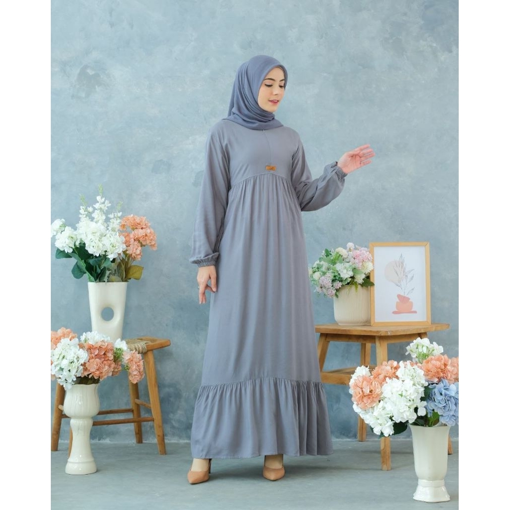 Gamis Katun Rayon Premium Kodian
