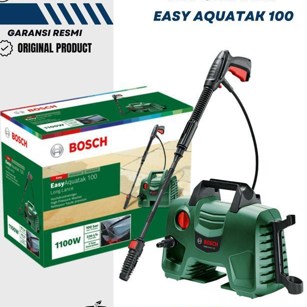 BOSCH Jet Cleaner EasyAquatak 100 Mesin Cuci Mobil 100 Bar BOSCH AQT100 AQT100