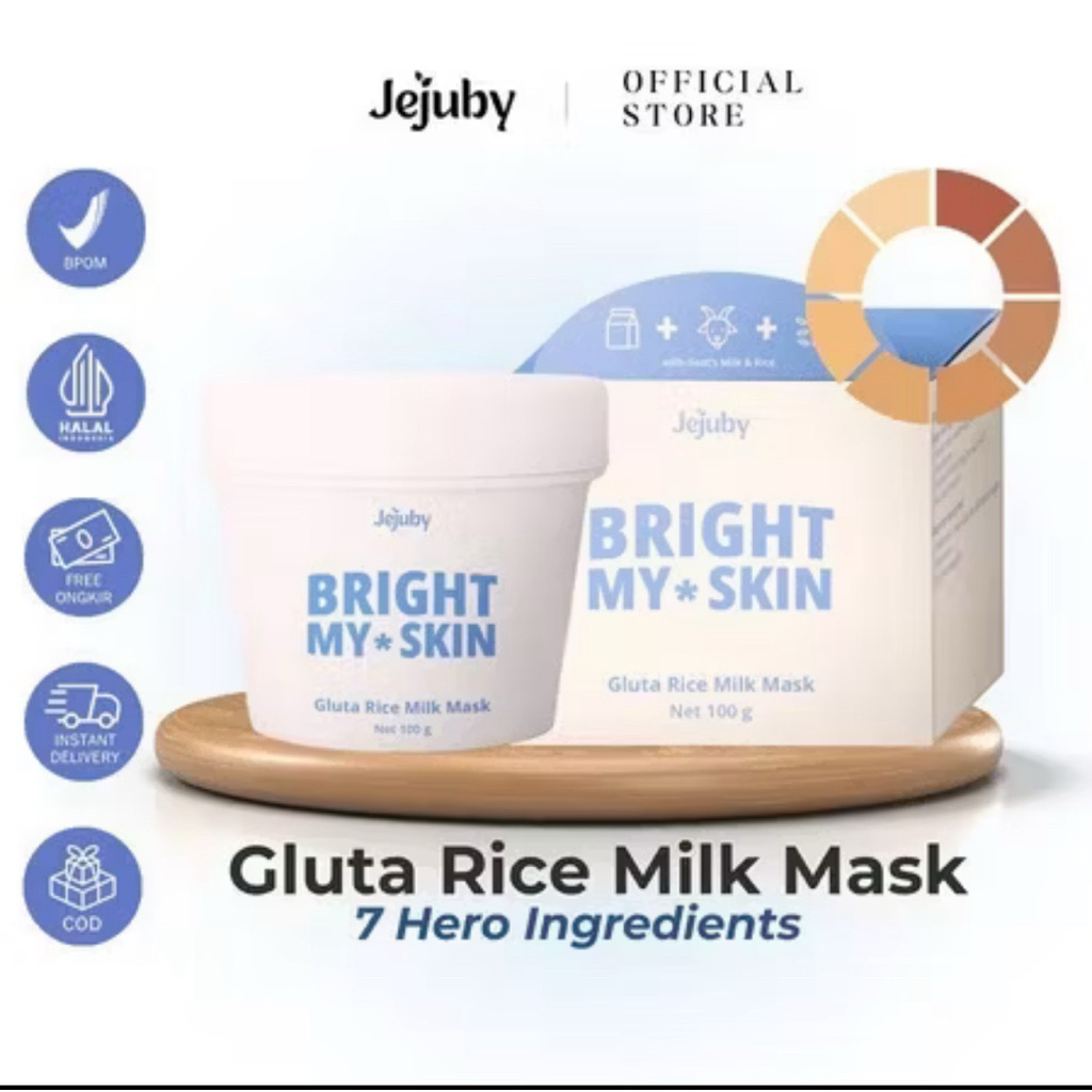 JEJUBY GLUTA RICE MILK MASK