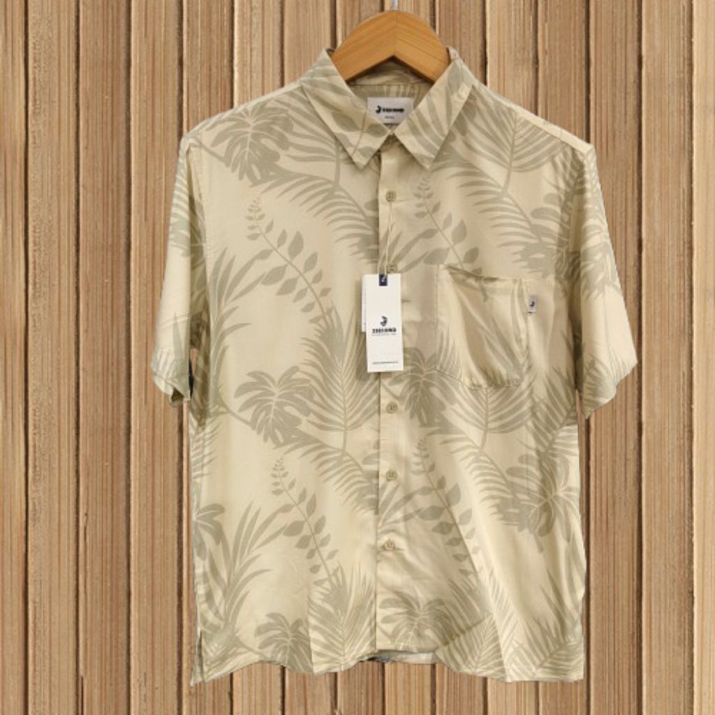 3Second Kemeja Pendek Full Print Pria Regular Fit 020625 Original