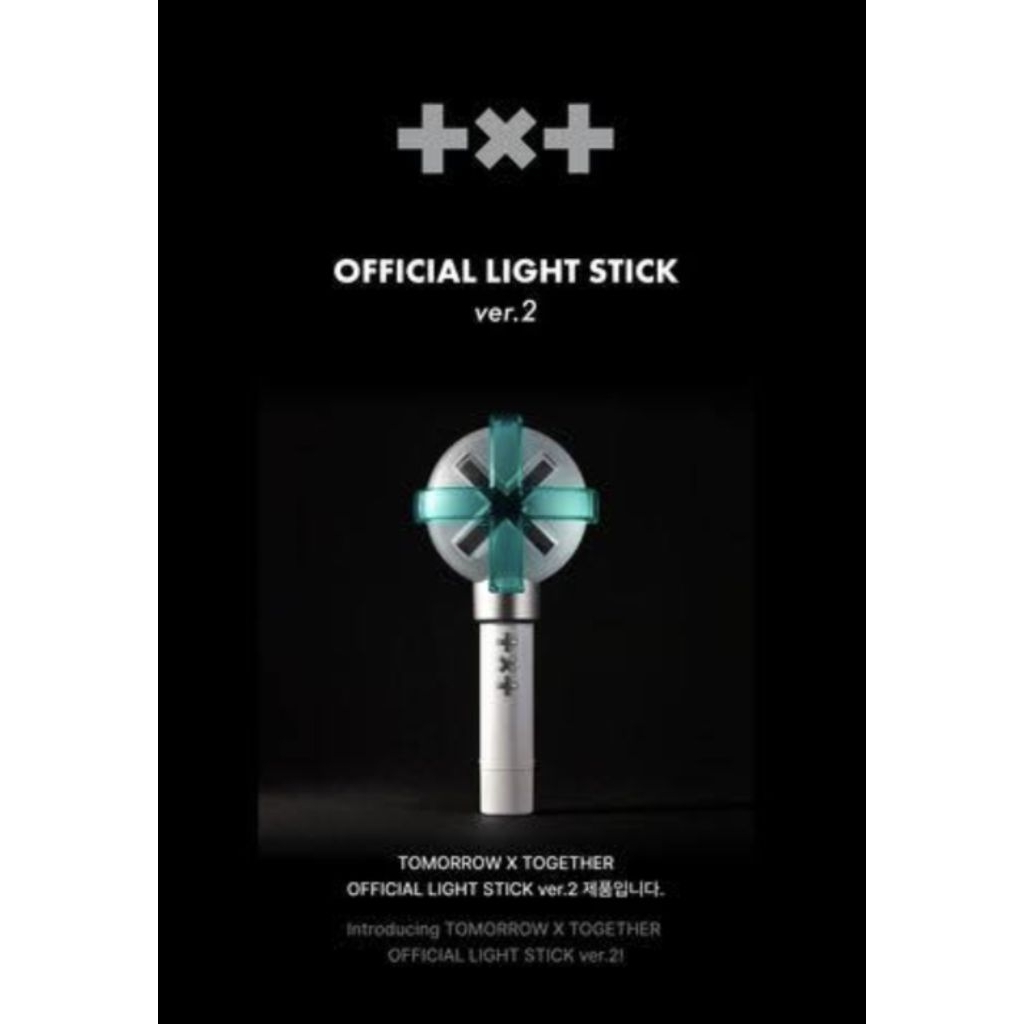 Lightstick Official TXT versi 2 moabong Preloved Ready Stock