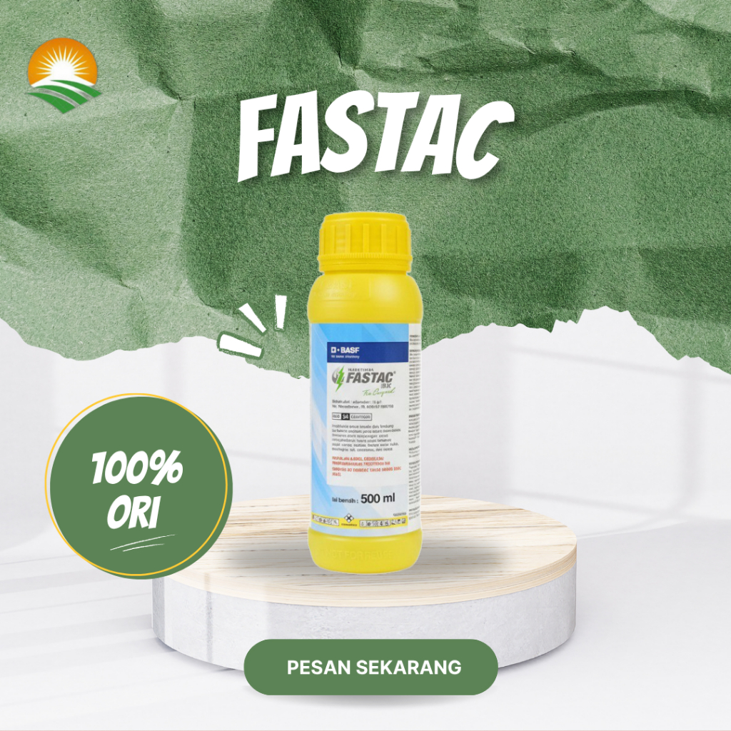 Fastac 15 EC 500 mL - Insektisida Kontak & Lambung | Kutu – Ulat - Belalang - Lalat Buah, Serta Para