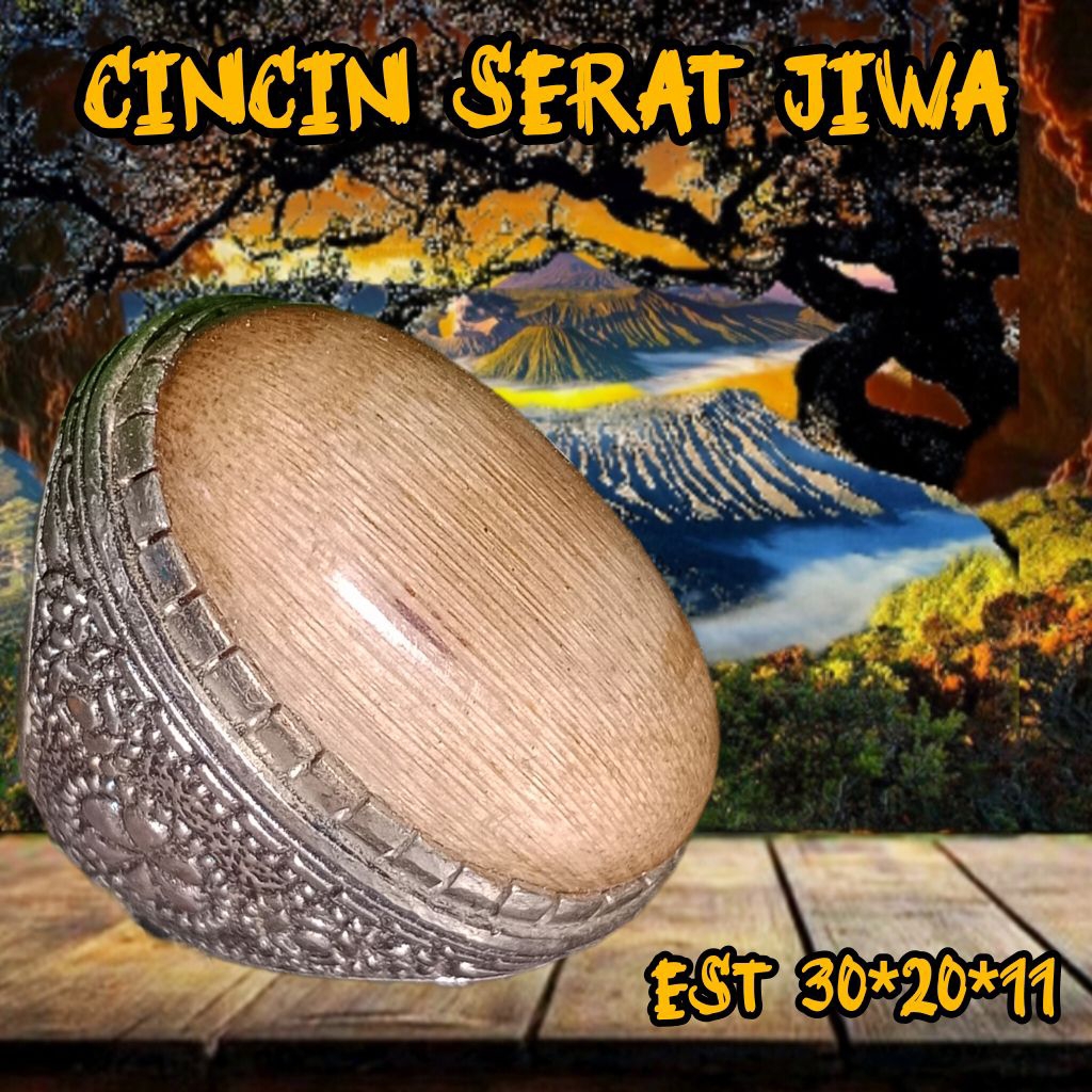 CINCIN AKIK KAYU SERAT JIWA