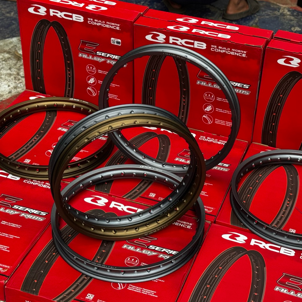 vleg jari jari ruji RCB titanium brown black silver 140 160 ring 17 ring 18