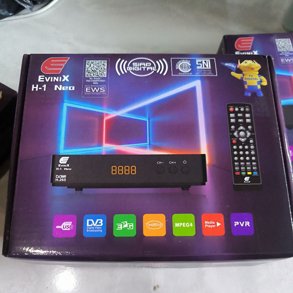 set top box evinix termurah