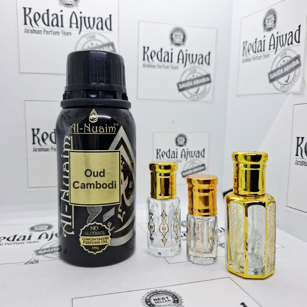 Oud Cambodi Al-Nuaim | Parfum Gaharu Oud Cambodi BIBIT MURNI 100 % By Al-Nuaim