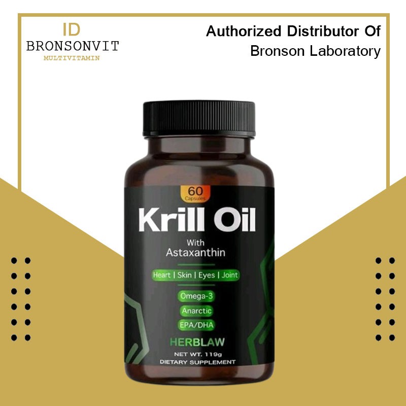 Herblaw Krill Oil with Astaxanthin krill oil isi 60 capsules