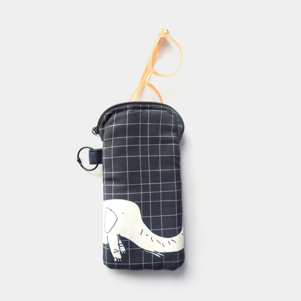 Pouch Kacamata / Glasses Pouch - Gajah & Burung