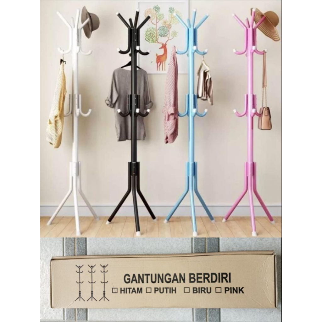 TIANG GANTUNGAN TAS TOPI