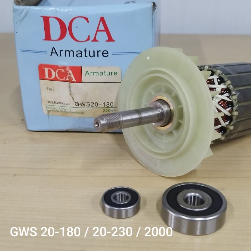 ARMATURE ANGKER DCA GWS 20-180, GWS 20-230 GERENDA 7" BOSCH