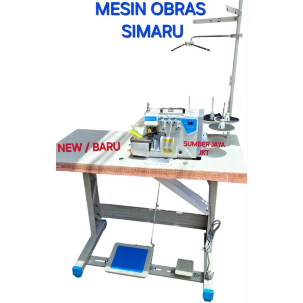 mesin obras benang4 simaru servo direcd new/baru