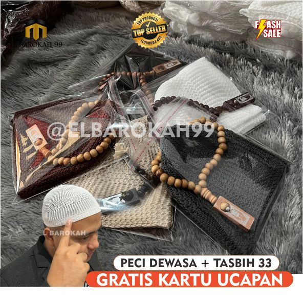 ELBAROKAH99 Souvenir Tahlilan , Souvenir Peci , Peci Untuk Tahlilan , Souvenir Untuk Acara Haul , Wa