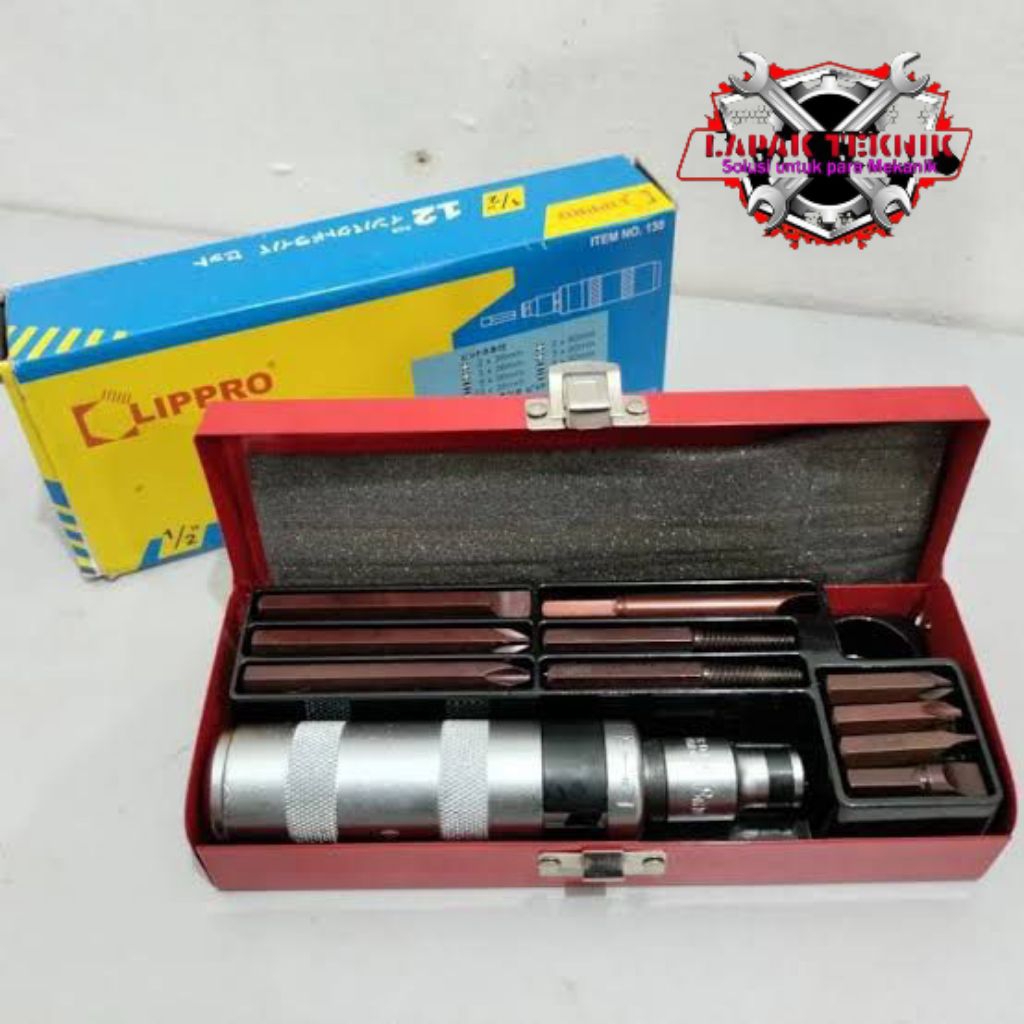 Obeng Ketok set 12pc LIPPRO