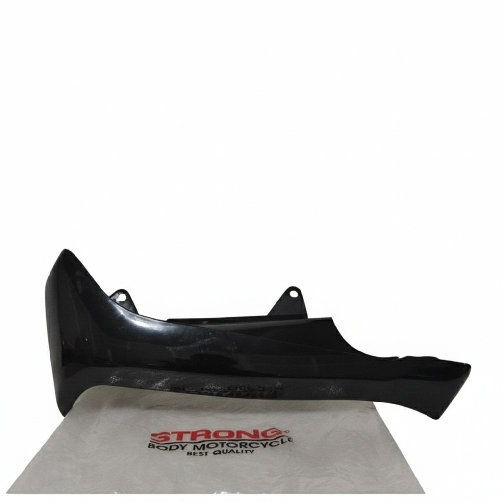 Cover Sayap Legsil Leksil Legshield Luar Kiri Suzuki Satria Lumba RU 2 Tak Hitam STRONG