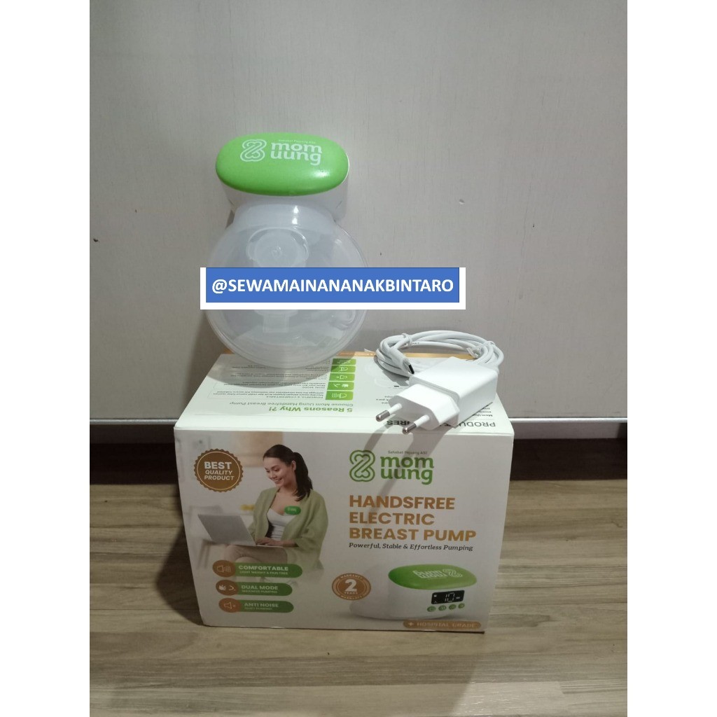 Sewa Mom Uung Handsfree Electric Single Breast Pump Luar Jabodetabek