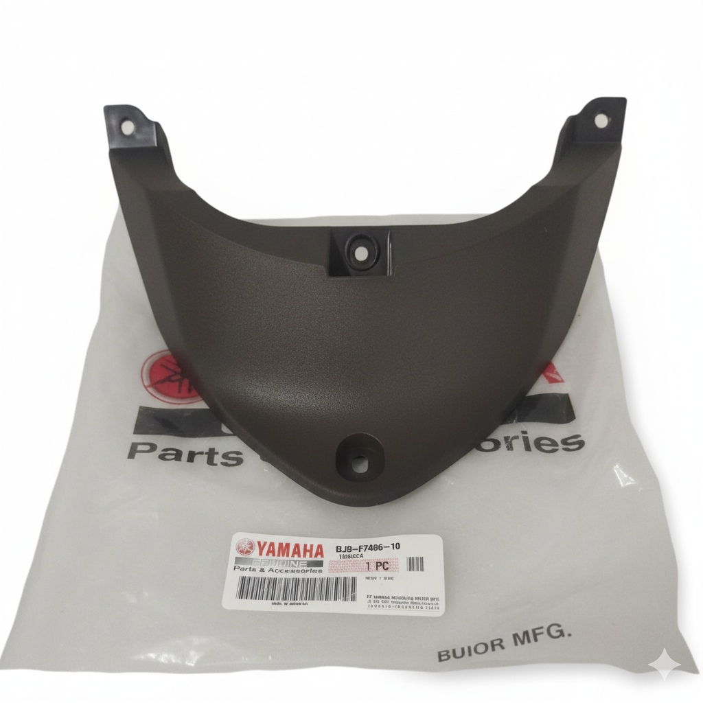 COD Cover Sambungan Tutup Mesin Bawah Jok Yamaha Fino 125 Coklat Brown Original BJ8-F7486-10 ASLI-RP