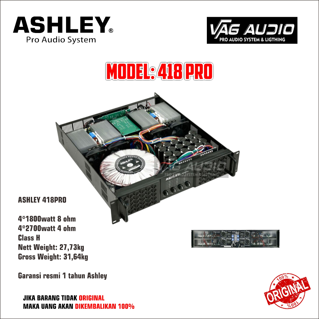 POWER ASHLEY 418 PRO