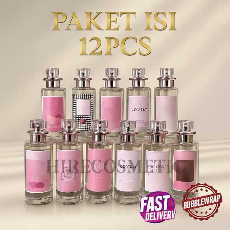 PAKET USAHA PARFUM THAILAND 12PCS / PARFUM THAILAND 35ML / PAKET PARFUM VIRAL