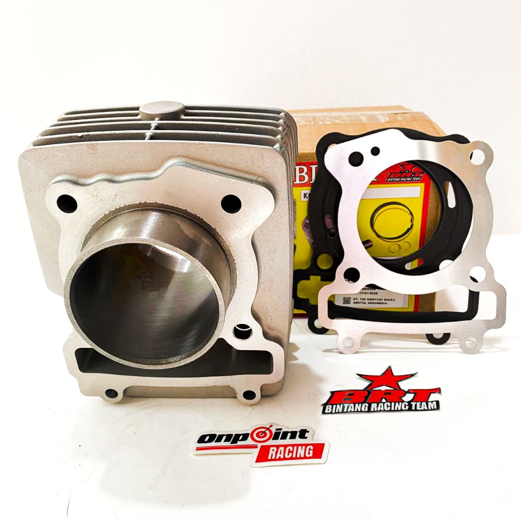 BLOK + PAKING SET CAST IRON BRT JUPITER MX R15 MX KING VIXION OLD NVL NVA XABRE 62.00 MM 100% BRT