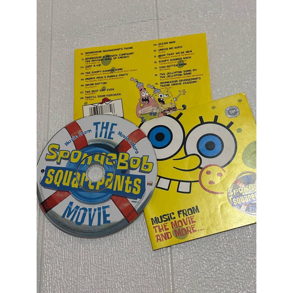CD ALBUM VA SPONGEBOB SQUAREPANTS AVRIL LAVIGNE ORIGINAL