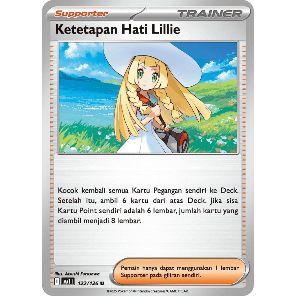 Pokemon Indonesia - KETETAPAN HATI LILLIE (UNCOMMON)