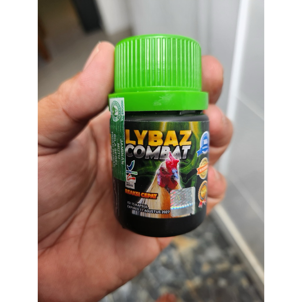 LYBAZ COMBAT botol isi 15 kapsul