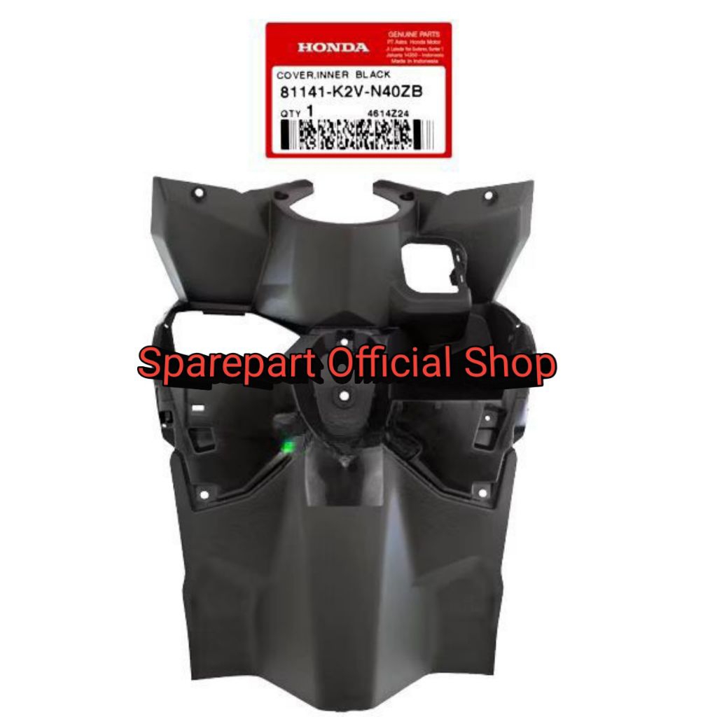 81141-K2V-N40ZB Cover Inner Dashboard Kontak Vario 125 Led K2V ISS Idling Stop 2024 Original