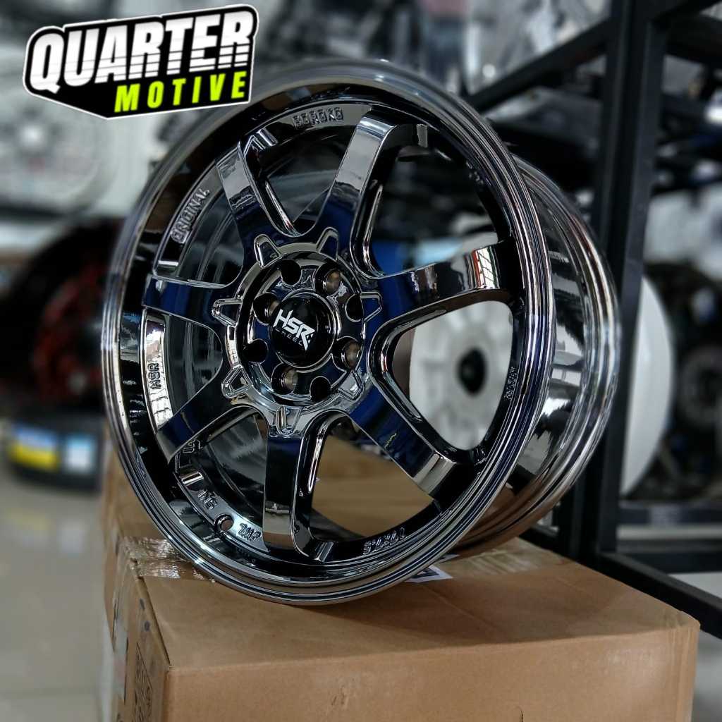 Velg R17 Model TE37 Black chrome Mobil Avanza, Brio, Jazz