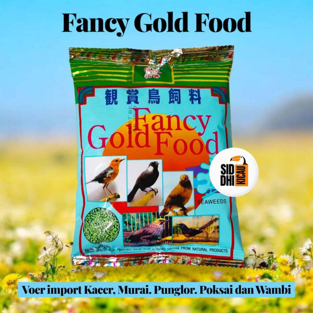 PAKAN BURUNG VOER FANCY GOLD FOOD ORIGINAL PRODUCT