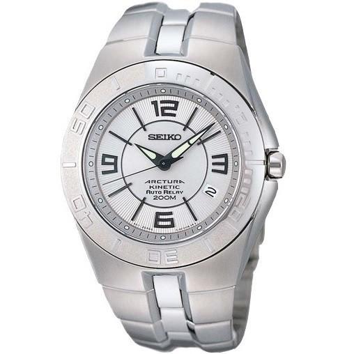 Seiko Man Arctura Kinetic SNG073P1 SNG073 Stailess Steel Original