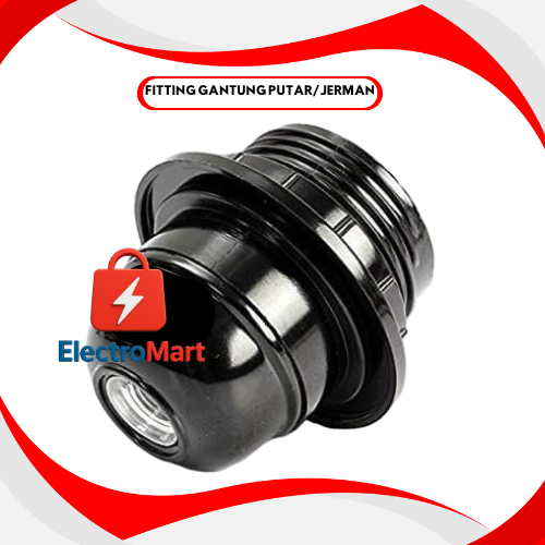 Fitting Jerman E27 Double Ring Lampu Gantung Meja - Fitting Jerman Double Ring E27 - Fitting jerman 